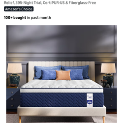 King size firm mattress -hybrid memory NEVER BEEN USED