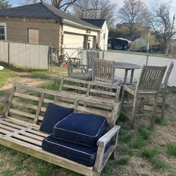 Teak Wood Outdoor Patio Outdoor Set