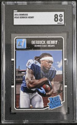 2016 Donruss Derek Henry Rated Rookie SGC 8.