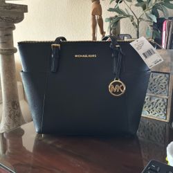 Michael Kors Handbag Black Tote New