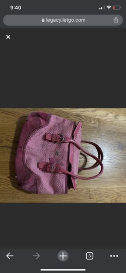 Pink coach diaper bag collection