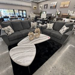 2 PC SOFA AND LOVESEAT 
