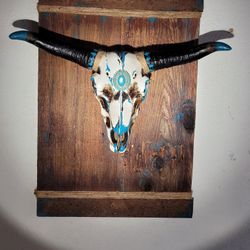 Bull Skull Decorative Wall Piece