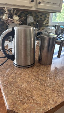 French Press And Tea Pot