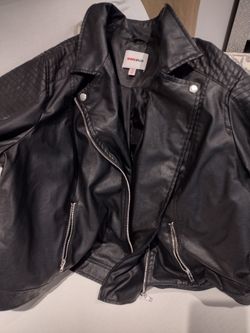 Woman's Plus 3xl Leather Jacket