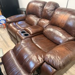 Dual Power Recliner(leather)