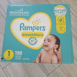 Pampers Size 1 198 Count 