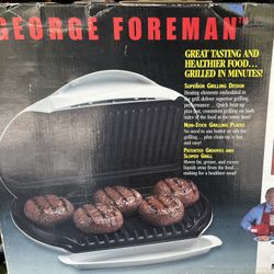 George Foreman 4-Serving Removable Plate Electric Grill and Panini