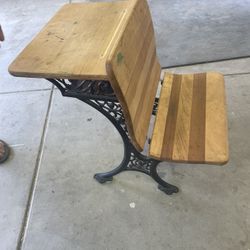 Antique School Desk 