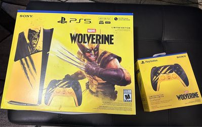 PS5 Marvel's Wolverine Limited Edition CONSOLE BUNDLE + BONUS Controller!!! Includes Game and Pre-Order Content!!! Brand New SEALED IN BOX