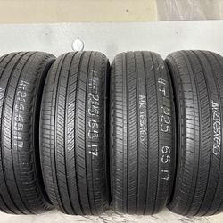 Set 4 Tires 225 65 17 Michelin Primacy As 