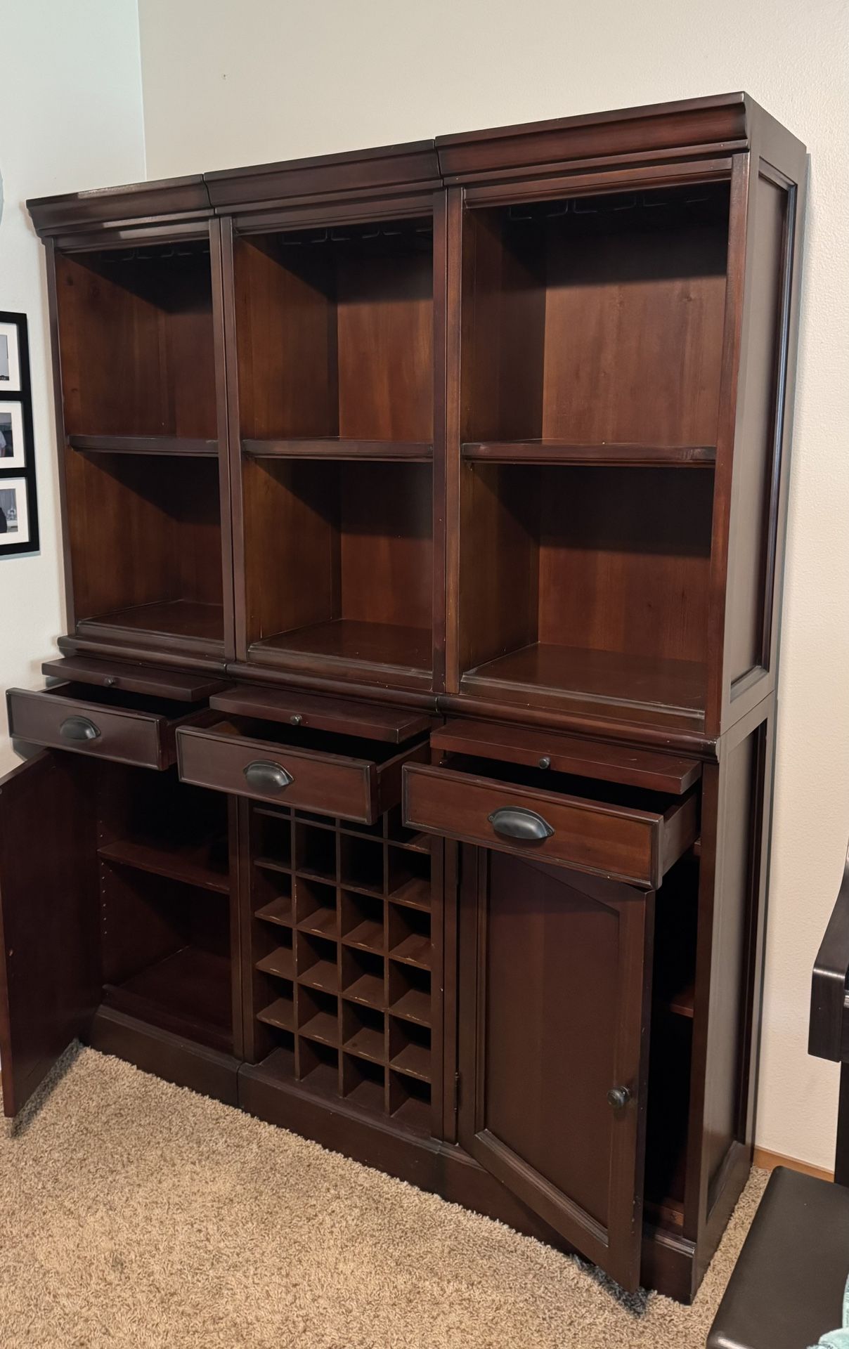 Pottery Barn Liquor Cabinet