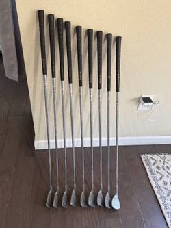 TOMMY ARMOUR GOLF 855S SILVER SCOT IRON SET 4-PW+AW+SW Stiff Steel