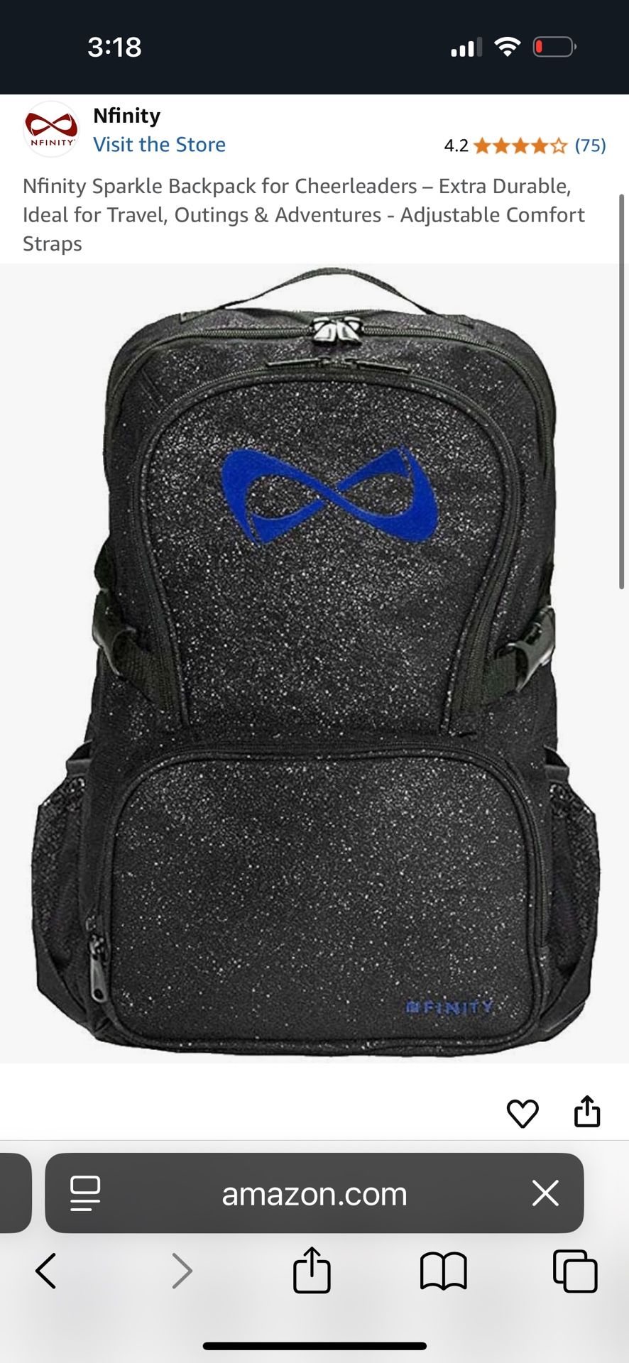 Nfinity Cheer Backpack