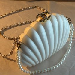 Rare Limited Edition Authentic CC Miniaudière Shell Handbag