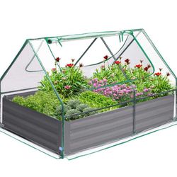 Greenhouse Raised Grow Bed Kit 