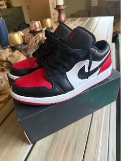 Jordan 1 Low “Bred Toe” - Sz 9.5