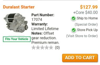 1991 Aura integra Starter