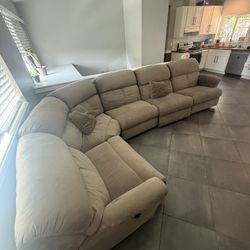 Sectional Sofa, Recliner