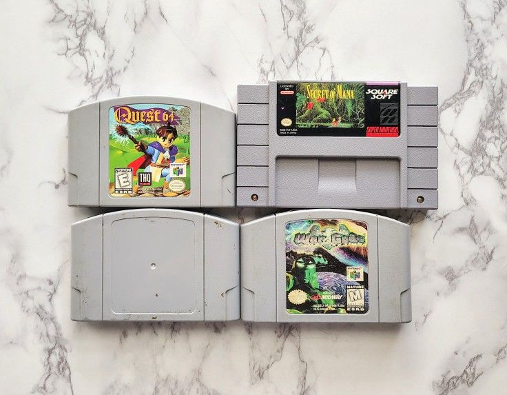 Super Nintendo And N64 Games Secrets Of Mana, Quest 64 And More WOULD TRADE* READ DESCRIPTION