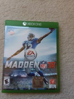 Madden 16 nfl video game xbox one