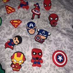 Croc Charms Super Heroes 