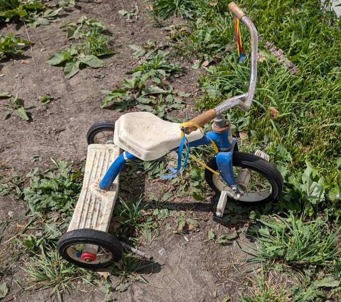 Little Hedstrom Tricycle For A Toddler.