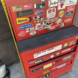 Vintage SnapOn 2piece Toolbox With top key 🔑 