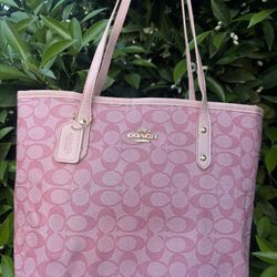 Pink Tote Bag