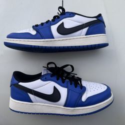 Air Jordan Retro 1 Low OG “Game Royal” Size 7Y/8.5W