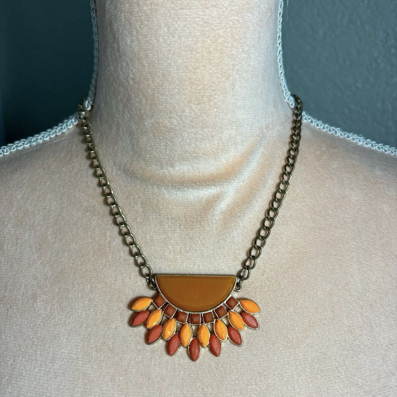 Tribal Gold Necklace