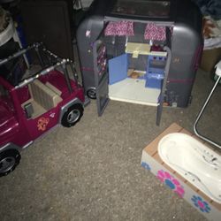 OG baby doll jeep camper set only $50 firm