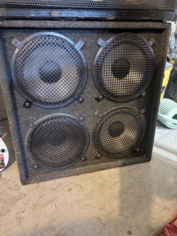 Peavy 4x12 + Crate Bass Cabinet