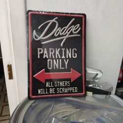 Dodge Tin Sign