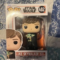 Luke Skywalker With Grogu Funko Pop 