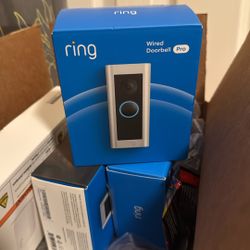 5 Wired Ring Doorbell Camera Pro ( Brand New From Best Buy)