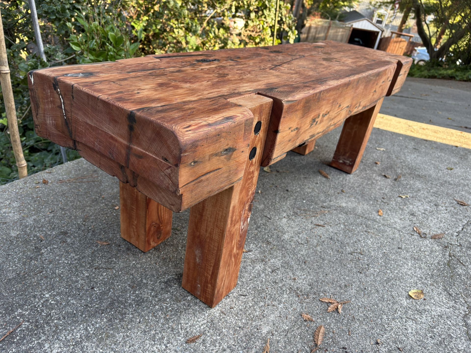 Massive Timber Benches