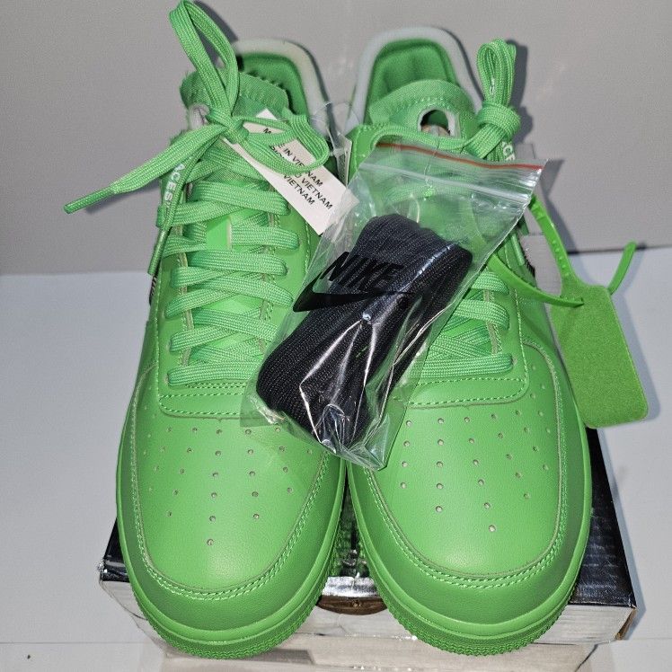 Off White x Nike Air Force 1 Low Brooklyn Size 10.5 Mens...