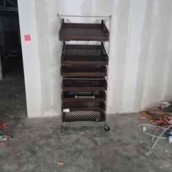 Rolling Bread Cart Rack