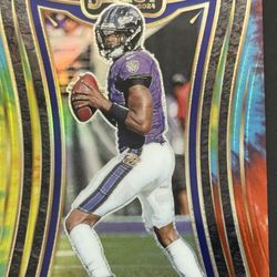 Lamar Jackson  2024 Panini Select Tie Dye Prizm Suite Level #ed 8/25