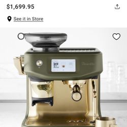 Breville Barista Touch Impress Brass Olive