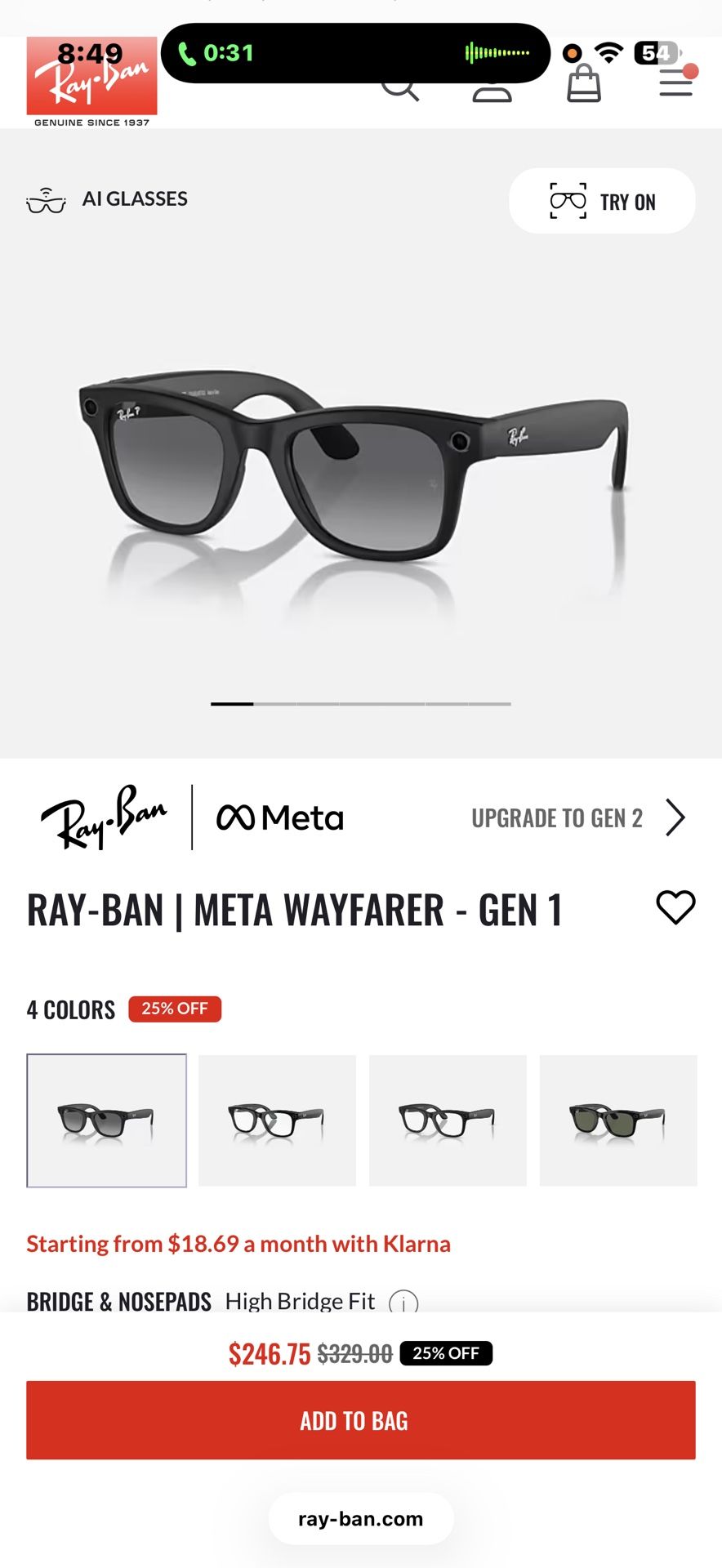 Ray Ban