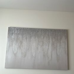 Large Neutral Abstract Canvas Walk Art