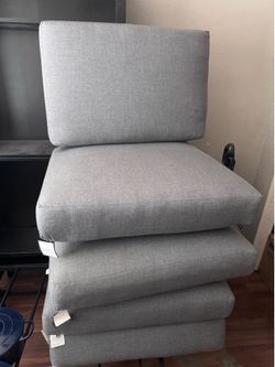 4 Pottery Barn Malibu Grand Lounge Chair High Performance Cushions (CUSHIONS ONLY)