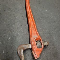 RIDGID 24" Heavy-Duty Offset Pipe Wrench Tool Garage Shop Tools Ridgid