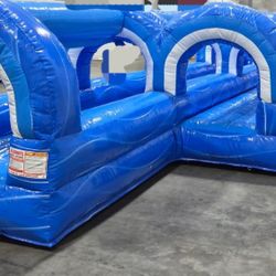Dual action slip and slide.