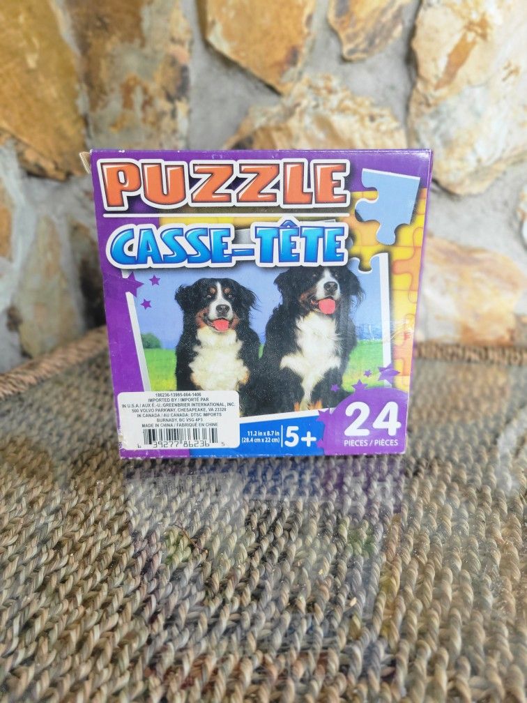 Casse - Tete Child's Dog Puzzel - 24 Pieces