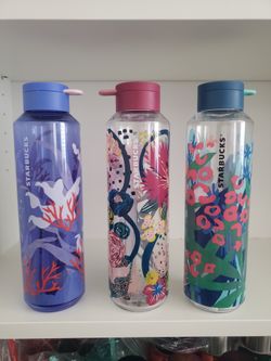 Starbucks 24oz Acrylic Water Bottles All Info in Description & Photos