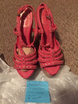 Christian Dior wedges