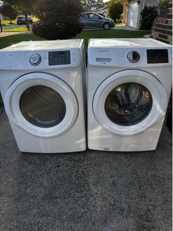 Samsung  washer and electric dryer set